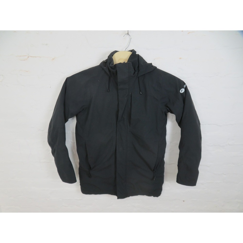 Oros Jacket Men Small Black Orion NASA Solarcore Hooded Insulated Full Zip